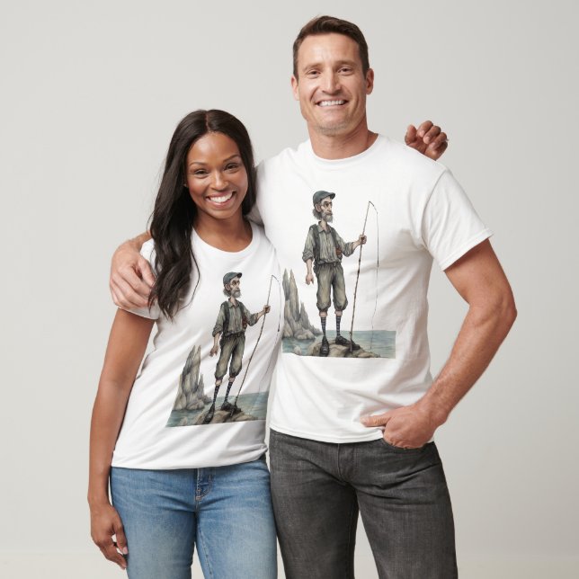 Broken Rod Fisherman T - Shirt (Unisex)