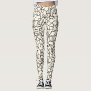 BROKEN schwarz Leggings