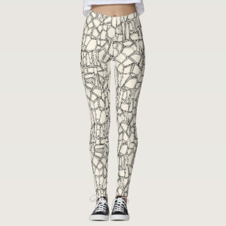 BROKEN schwarz Leggings