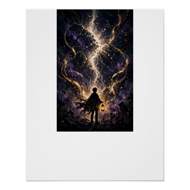 Broken Sky Lamplighter — Kunstposter Poster (Vorderseite)