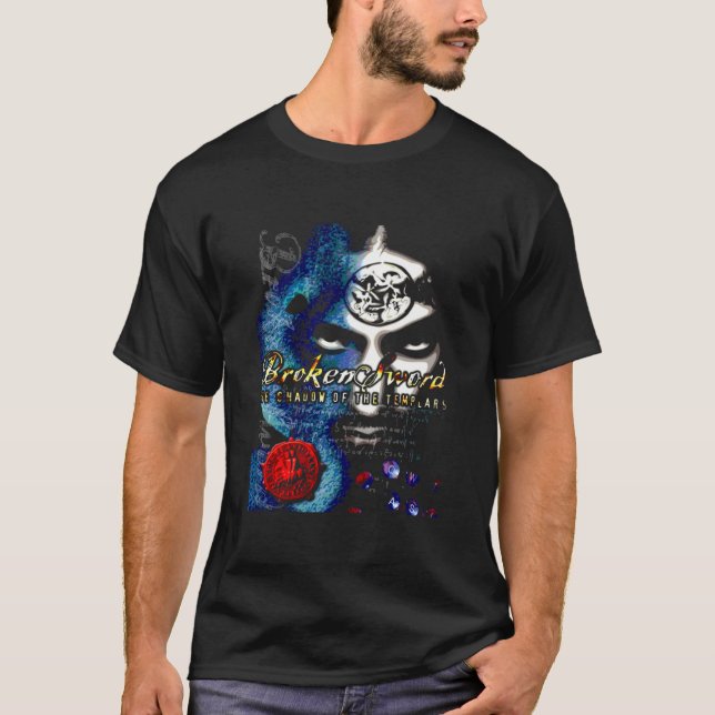 Broken Sword (Black Classic T-Shirt (Vorderseite)