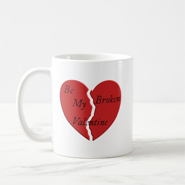 Broken Valentine Kaffeetasse (Links)