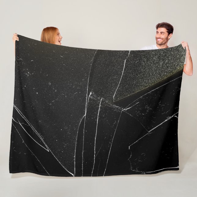 BROKEN WINDOW FLEECEDECKE (Beispiel)