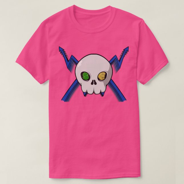 Brokers Crew Jolly Pirat keine Unterschrift T-Shirt (Design vorne)