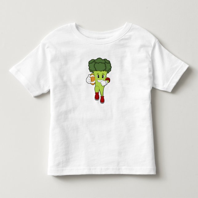 Brokkoli beim Fußball-Sport Kleinkind T-shirt (Vorderseite)