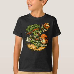 Brokkoli Bushido Beachvolleyball — Sommer Spike T-Shirt