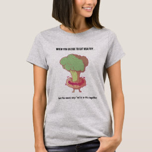 Brokkoli-Donut – Lustige Lebensmittel-Wortspiel-Il T-Shirt