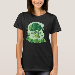 Brokkoli Gemüse Ernährungsfakten Vegetarisch Vega T-Shirt