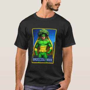 Brokkoli-Mann Vegan-Superheld T-Shirt