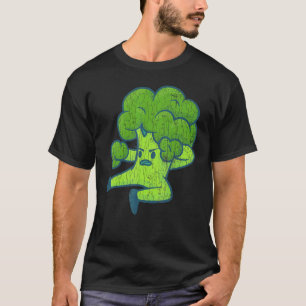 Brokkoli Niedlich Lustig Vegetarisch Vegan Gemüse  T-Shirt