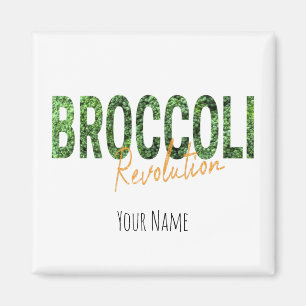 Brokkoli-Revolution Vegane Gemüse und Vegetarier Magnet