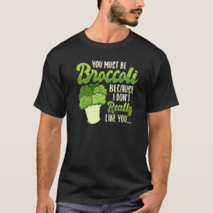 Brokkoli-Wortspiel für einen Veganer-Hasser T-Shirt