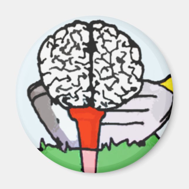 Brolf: Brain Golf! Magnet (Vorne)