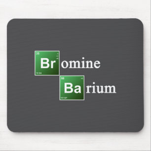 Brom und Barium Periodensystem Chemie Element Mousepad