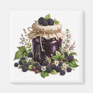 Brombeer-Marmelade-Magnet  Magnet