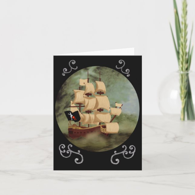 Brombeerschiff (Rache der Königin Anne) Karte (Vorderseite)