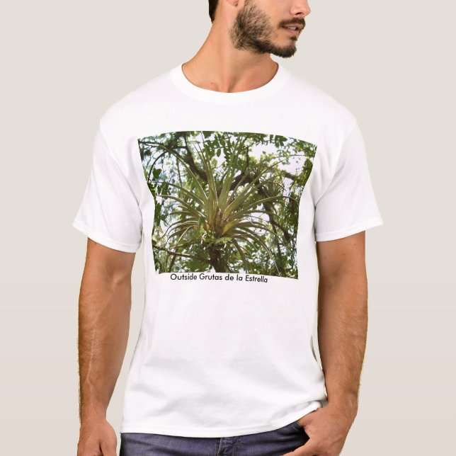 Bromeliad außerhalb Grutas De-La Estrella T-Shirt (Vorderseite)
