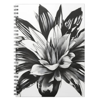 Bromeliad - Watercolor flowers Notizblock