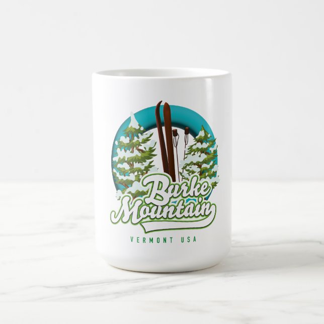 Bromley Mountain Peru Vermont US Ski Logo Coffee M Kaffeetasse (Mittel)