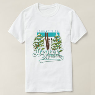 Bromley Mountain Peru Vermont US Ski Logo T - Shir T-Shirt