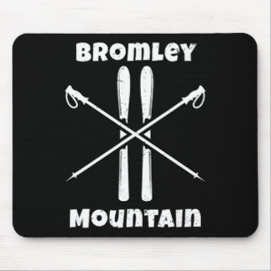 Bromley Mountain Vermont Skifahrer Skifahren Skier Mousepad