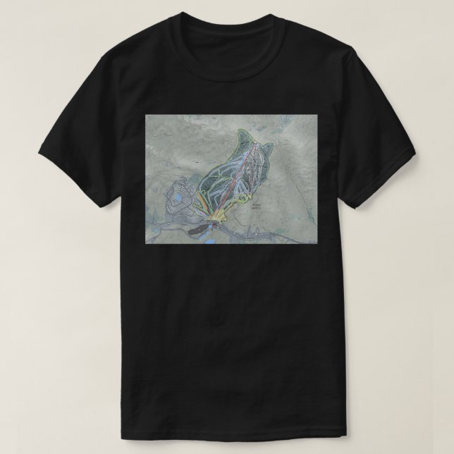 Bromley Resort Trail Map T-Shirt (Design vorne)