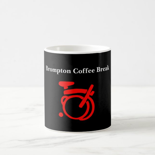 Brompton Kaffee-Tassen-Zeit mit rotem Brompton Kaffeetasse (Mittel)