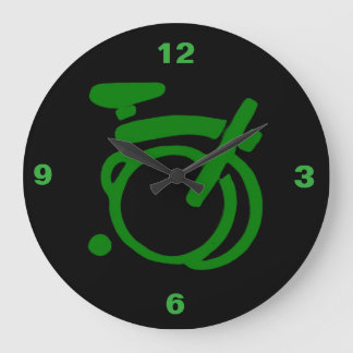 Brompton Racing green wall Clock Große Wanduhr
