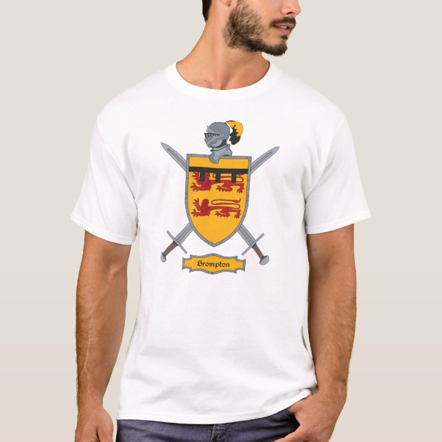 Brompton Schild 1 T-Shirt (Vorderseite)