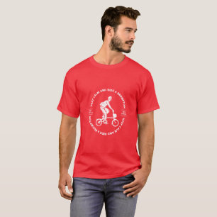 Brompton Tshirt, Behalt Calm und Ride a Brompton T T-Shirt