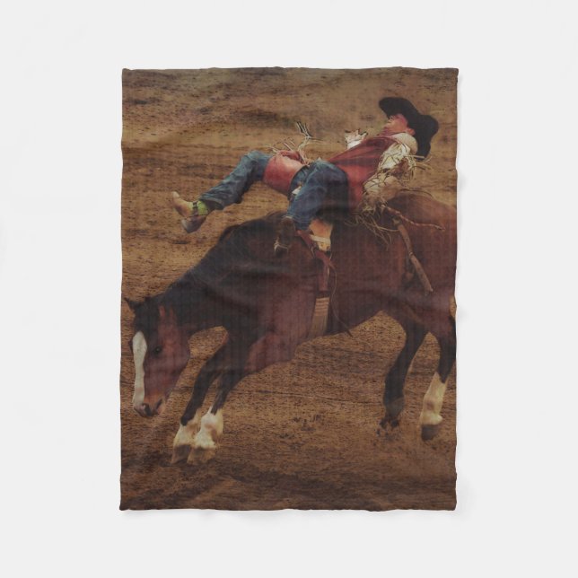 Bronc - Rodeo Bronco Fleecedecke (Vorderseite)