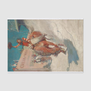 Bronco Buster von Newell Convers Wyeth Seidenpapier