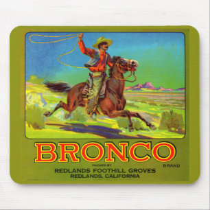 Bronco-Fruchtkartett der 20er Jahre Mousepad