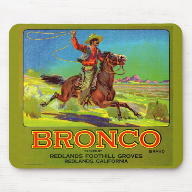 Bronco-Fruchtkartett der 20er Jahre Mousepad (Vorne)