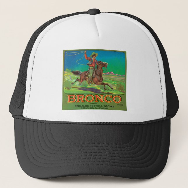 Bronco-Vintager Frucht-Aufkleber Truckerkappe (Vorderseite)