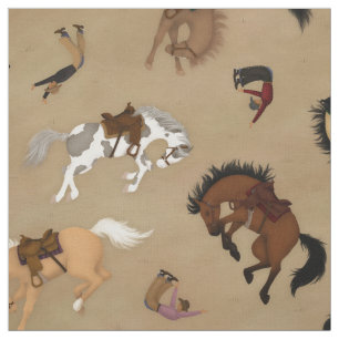 Broncs and Cowboys (groß) Stoff