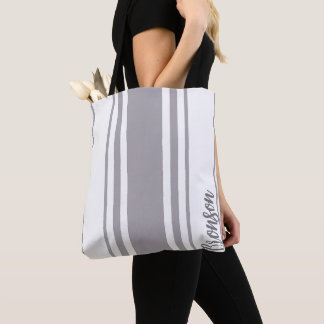 Bronson Minimalistisch Stripes Monogramm Tasche