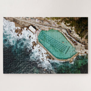 Bronte Bäder Ocean Pool Sydney Luftansicht