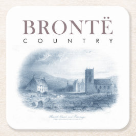 Bronte Country Haworth Church and Parsony Rechteckiger Pappuntersetzer