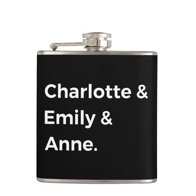 Brontë Sisters I - Charlotte & Emily & Anne Flachmann (Vorderseite)