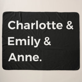 Brontë Sisters I - Charlotte & Emily & Anne Sherpadecke