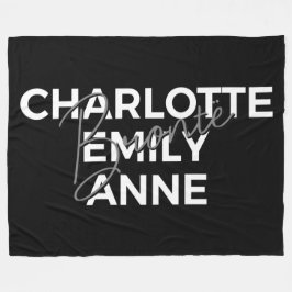 Brontë Sisters II - Charlotte & Emily & Anne Fleecedecke