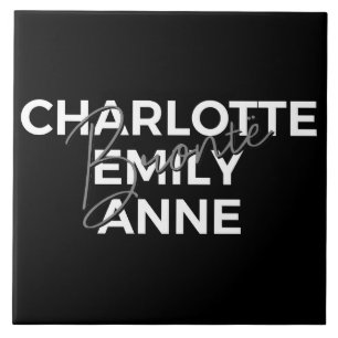 Brontë Sisters II - Charlotte & Emily & Anne Fliese