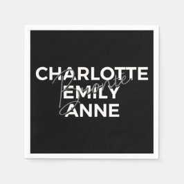 Brontë Sisters II - Charlotte & Emily & Anne Serviette