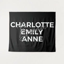 Brontë Sisters II - Charlotte & Emily & Anne Wandteppich