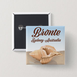 Bronte, Sydney, Australien Vintage Reise Button
