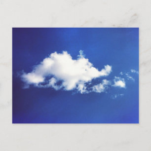 Brontosauras Cloud Postcard Postkarte