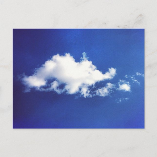 Brontosauras Cloud Postcard Postkarte (Vorderseite)
