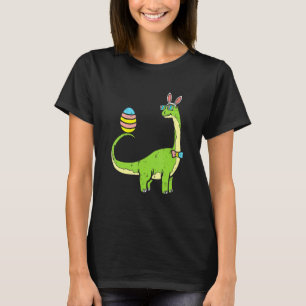 Brontosaurus Bunny Ears Egg Ostertag Dinosaur Di T-Shirt