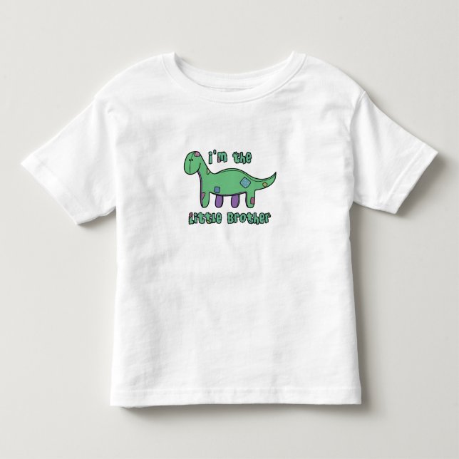 Brontosaurus Je suis la T-Shirt Petit Frère (Devant)